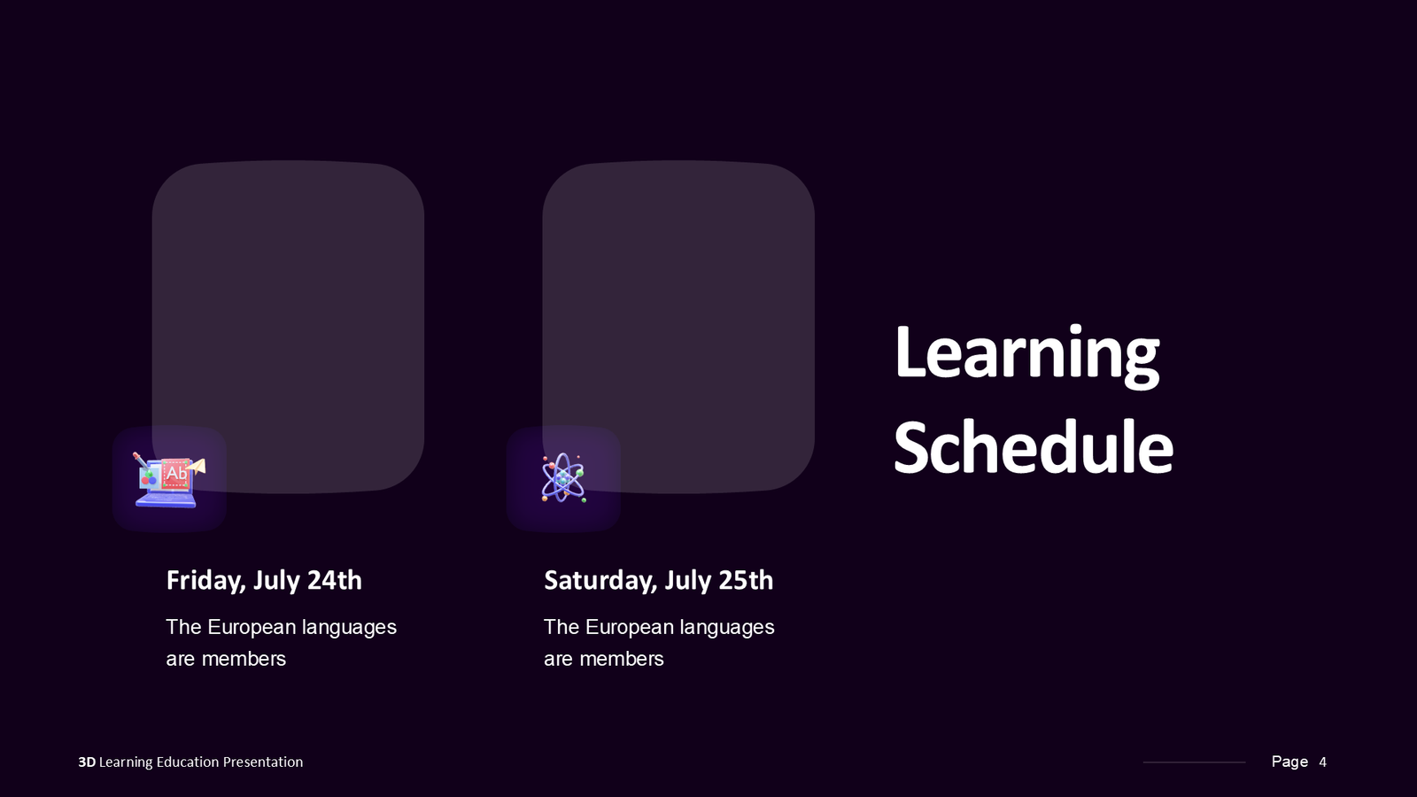 3D Learning Dark slide 4